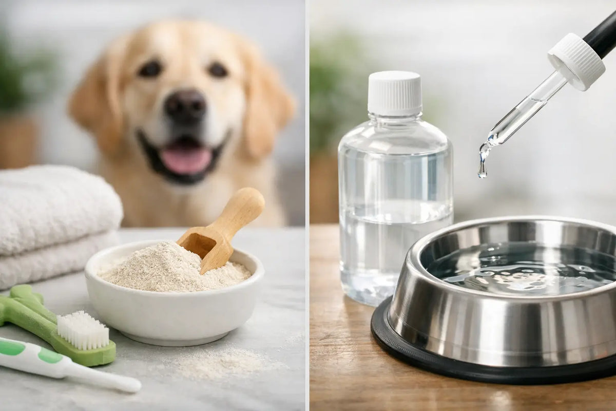 Dental Powder vs Water Additive for Dogs