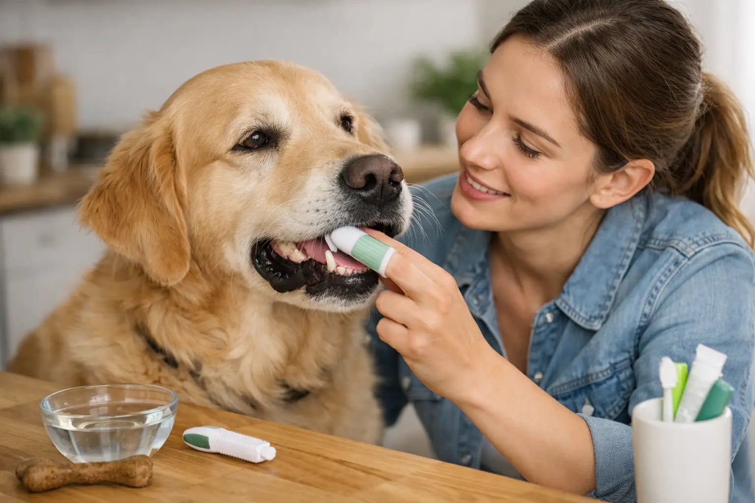 How to Clean a Dog's Mouth at Home
