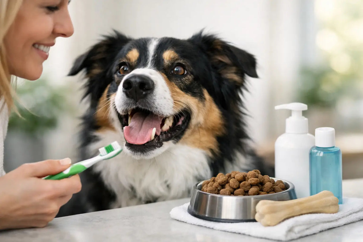 How to Stop Dog Bad Breath With Daily Care